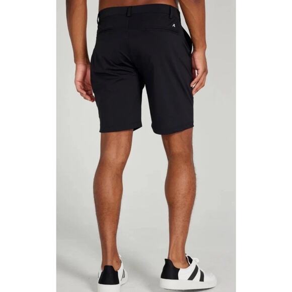 Redvanly Shorts Mens Medium Hanover 9” Pull-On Golf Black $110 - Picture 3 of 11